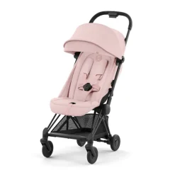Poussette ultra-compacte Coya matt black/peach pink