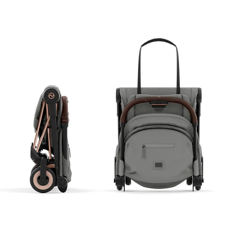 Poussette ultra-compacte Coya rosegold/mirage grey