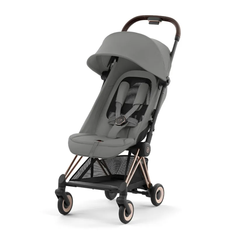 Poussette ultra-compacte Coya rosegold/mirage grey