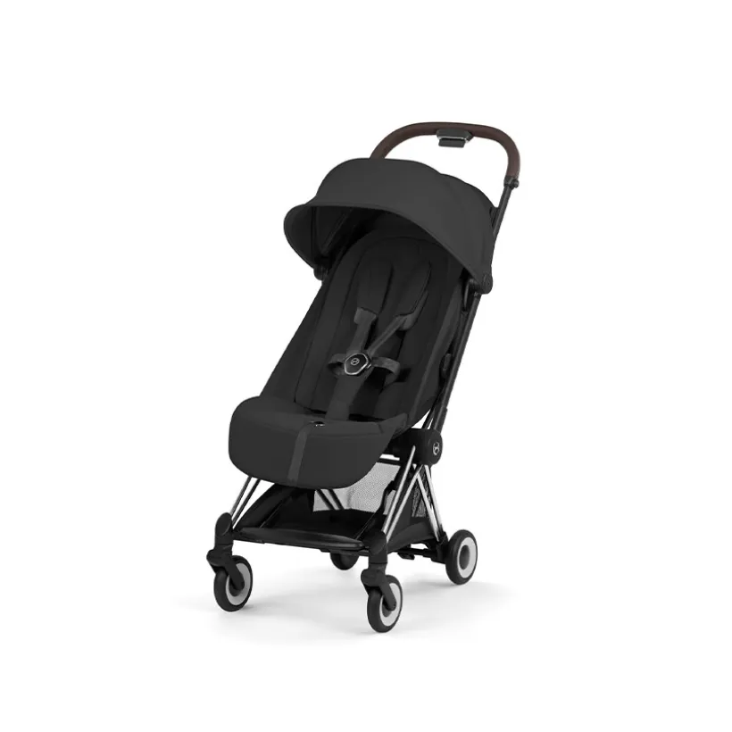 Poussette ultra-compacte Coya Style 2026 - chrome/sepia black