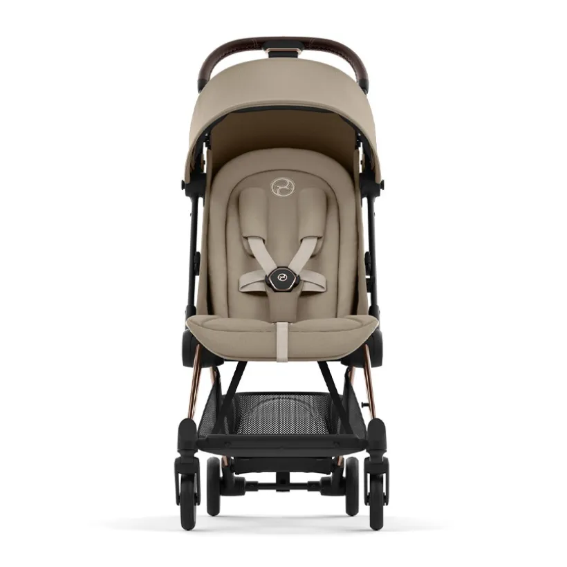 Poussette ultra-compacte Coya rosegold/cozy beige