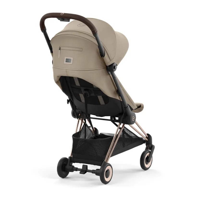 Poussette ultra-compacte Coya rosegold/cozy beige