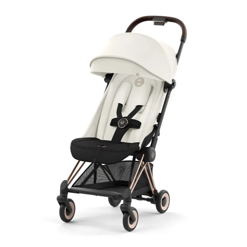 Poussette ultra-compacte Coya rosegold/off white