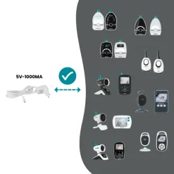 Prise pour babyphone audio et vidéo