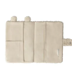 Protège carnet de santé en bouclettes Roi des Forêts beige