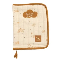 Protège carnet de santé en double gaze Orsino