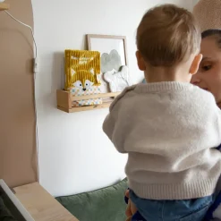 Protège carnet de santé en velours Cyranos le renard