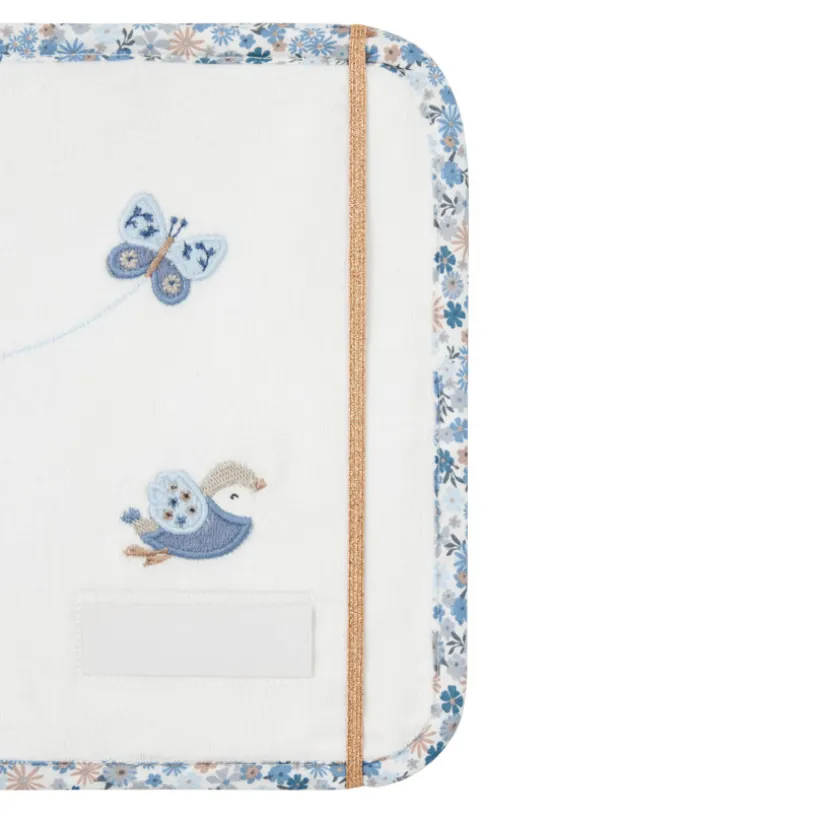 Protège carnet de santé en velours Tiny Flowers