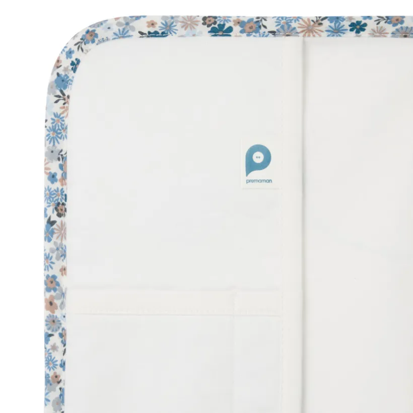 Protège carnet de santé en velours Tiny Flowers