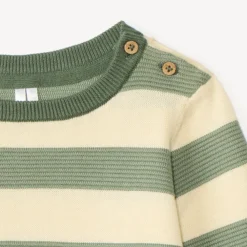 Pull bébé garçon en tricot rayé