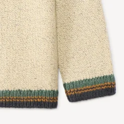 Pull camionneur en tricot effet neps pour bébé garçon