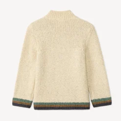 Pull camionneur en tricot effet neps pour bébé garçon