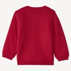 Pull de Noël en tricot doublé sherpa pour bébé garçon
