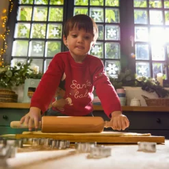 Pull de Noël en tricot doublé sherpa pour bébé garçon