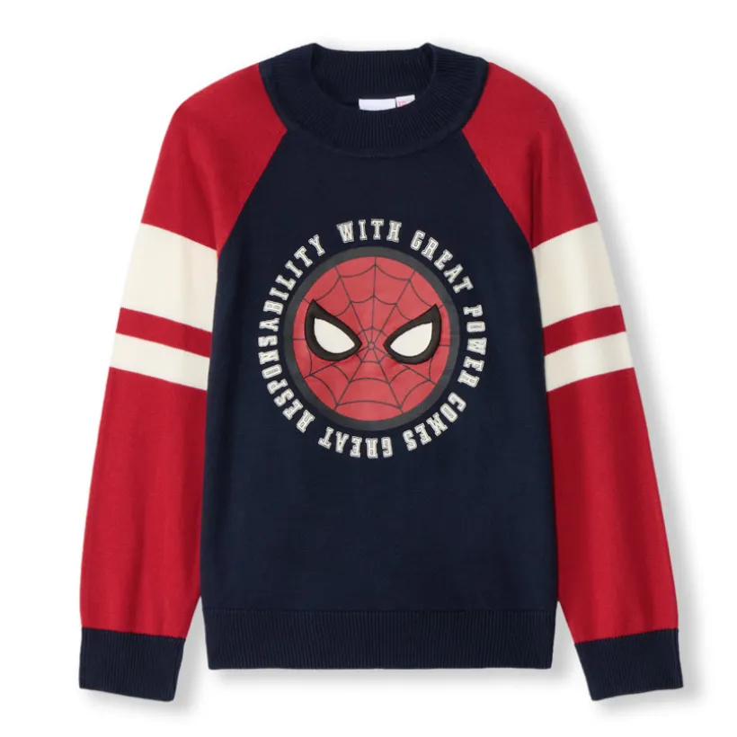 Pull effet color block Spider-Man Marvel pour garçon