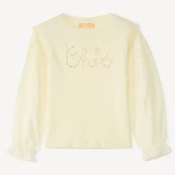 Pull 2-en-1 à manches longues fantaisie pour fille