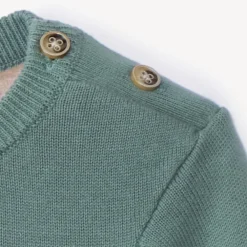 Pull en tricot doublé motif dino en relief pour bébé garçon
