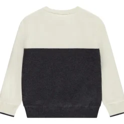 Pull en tricot doublé velours motif renne de Noël pour garçon