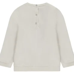 Pull en tricot doublé velours motif biche pour bébé fille