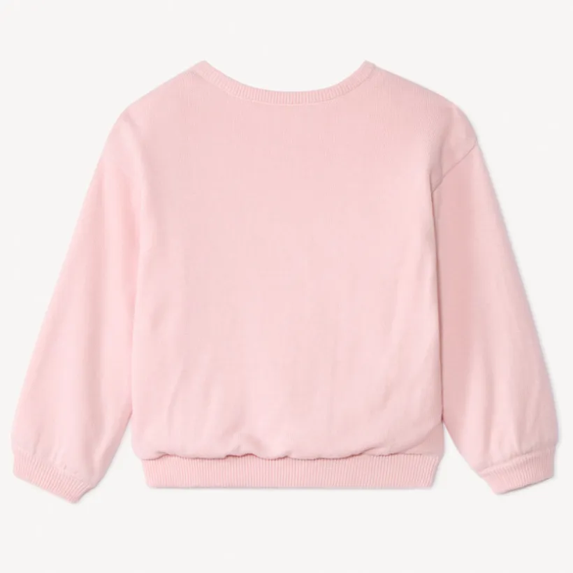 Pull en tricot à motifs brodés pour bébé fille
