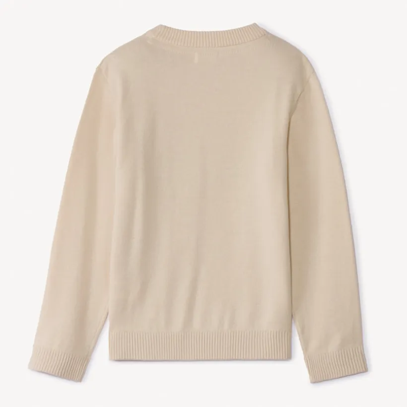 Pull en tricot printé pour garçon