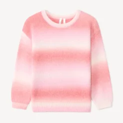 Pull à manches longues effet Tie and Dye pour bébé fille