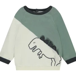 Pull manches longues fantaisie en tricot pour bébé garçon