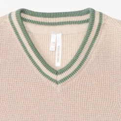 Pull sans manches en tricot uni pour bébé garçon