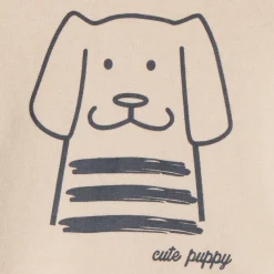 Pull uni en tricot avec print chien pour bébé garçon