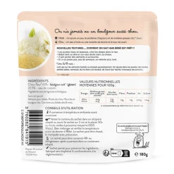 Purée de chou-fleur et boulgour Bio 180g