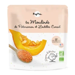 Purée de potimarron et lentilles corail Bio 180g
