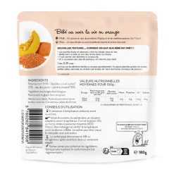 Purée de potimarron et lentilles corail Bio 180g