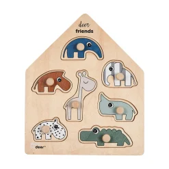 Puzzle en bois Deer Friends 7 pièces
