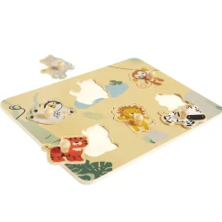 Puzzle en bois Happy Wild 6 pièces