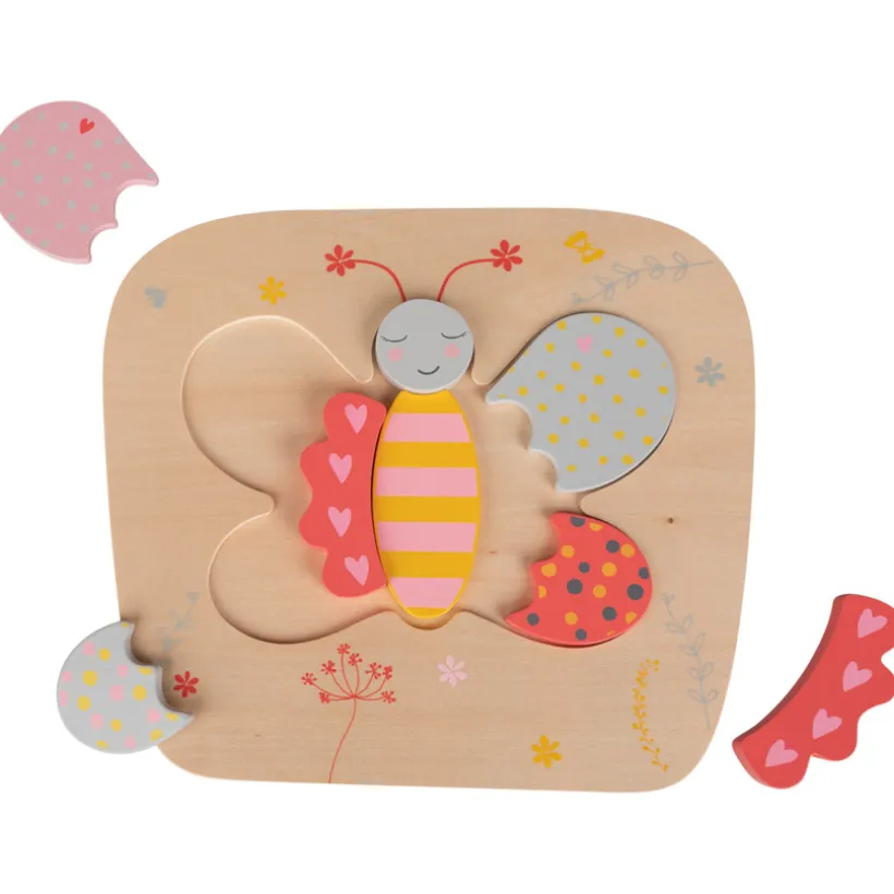 Puzzle en bois papillon 8 pièces