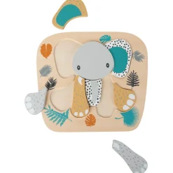 Puzzle en bois 8pcs - Éléphant
