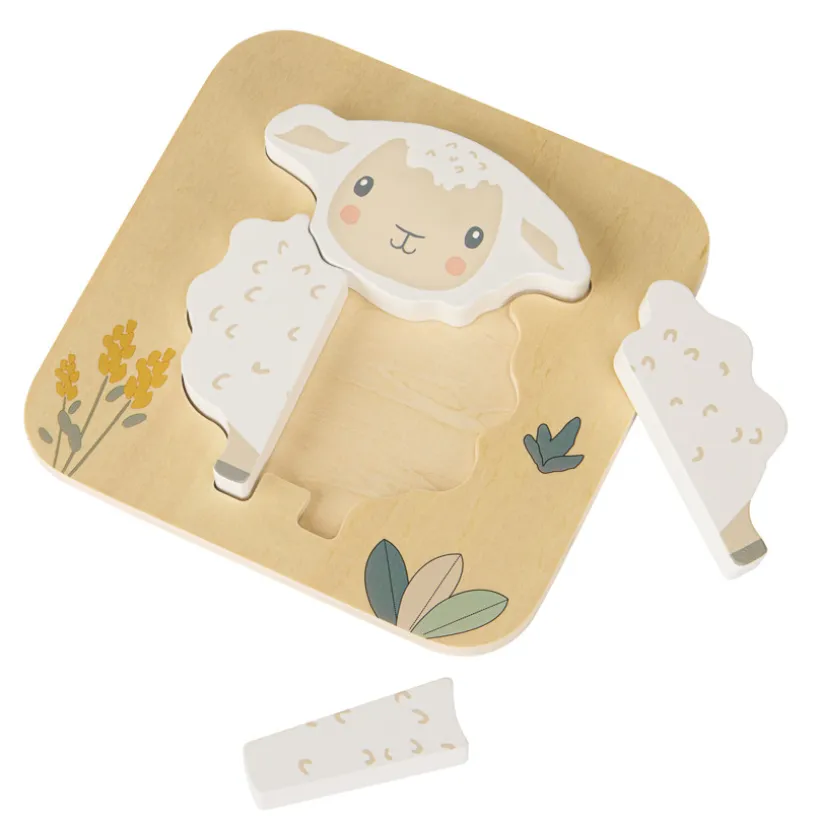 Puzzle en bois 4 pièces Mouton