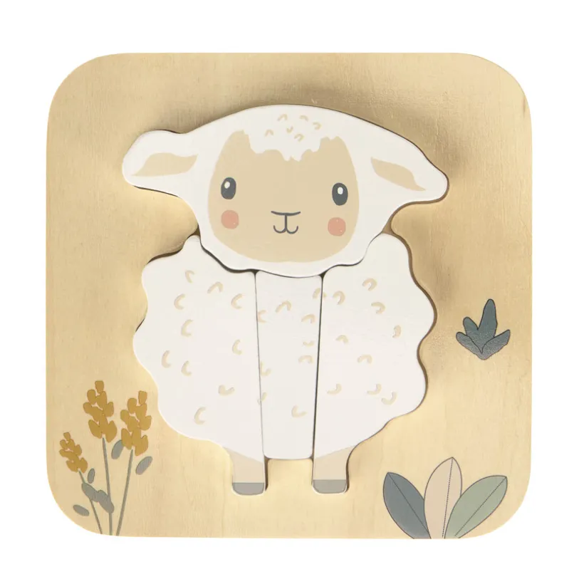 Puzzle en bois 4 pièces Mouton