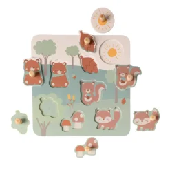 Puzzle en bois 7 pièces Roi des Forêts