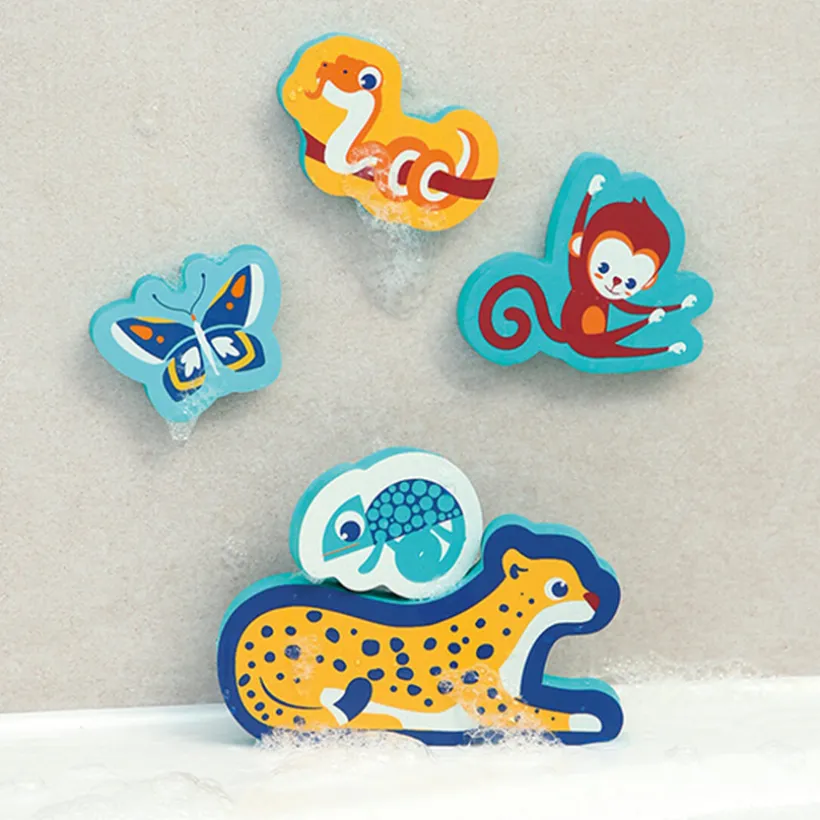 Puzzle en mousse waterproof Animaux de la jungle