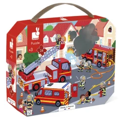 Puzzle 24 pièces Pompiers
