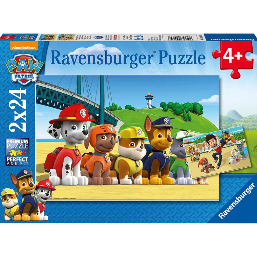 Puzzles 2 x 24 Pièces Chiens Héroïques Pat'Patrouille