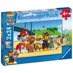 Puzzles 2 x 24 Pièces Chiens Héroïques Pat'Patrouille