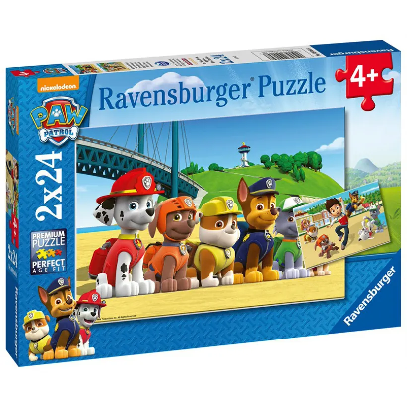 Puzzles 2 x 24 Pièces Chiens Héroïques Pat'Patrouille