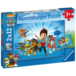 Puzzles 2 x 12 Pièces Ryder et la Pat'Patrouille