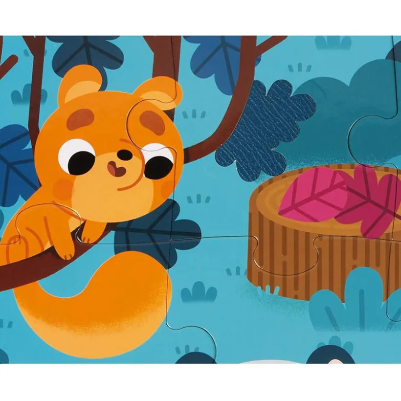 Puzzle tactile Les animaux de la forêt 20 pièces