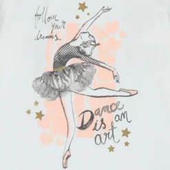 Pyjama en jersey print danseuse pour enfant fille