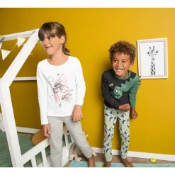 Pyjama en jersey print danseuse pour enfant fille