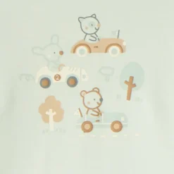 Pyjama 2 pièces en interlock t-shirt manches longues + pantalon pour bébé garçon (finitions différentes selon l'âge)