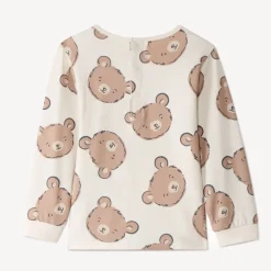 Pyjama 2 pièces imprimé oursons pour bébé avec finitions différentes selon l'âge